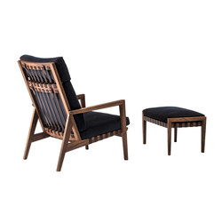 BLAVA | High Back Easy Chair & Ottoman | Armchairs | Ritzwell